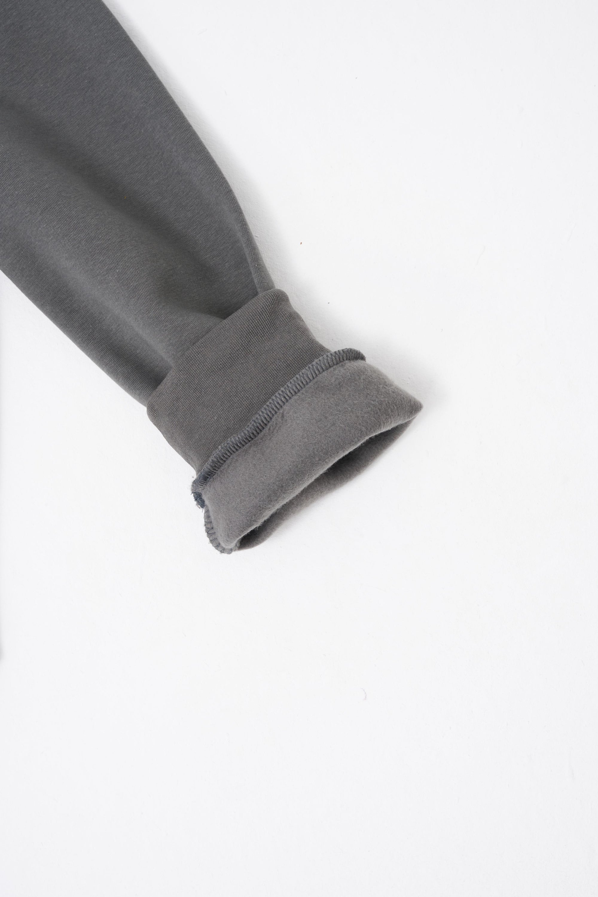 Erkek Basic Bisiklet Yaka Oversize Sweatshirt Duman