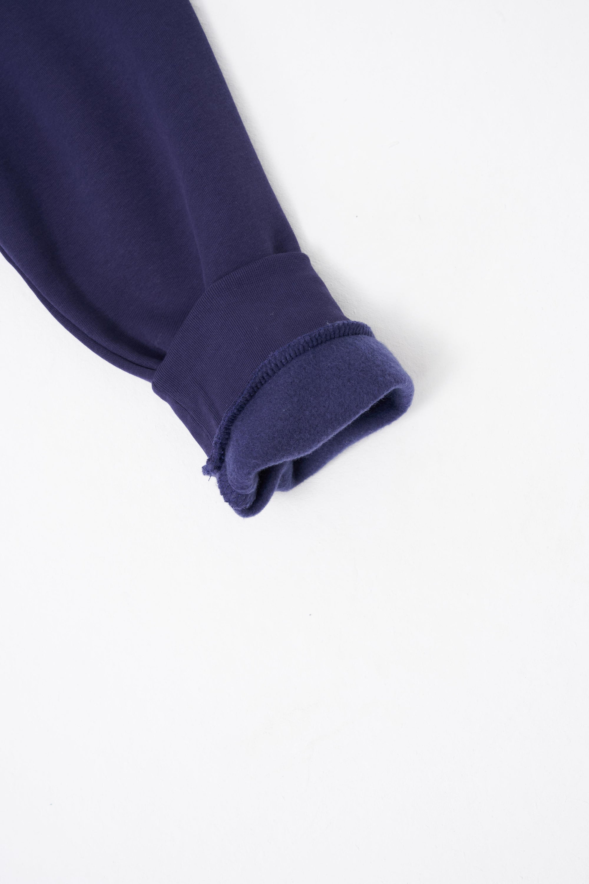 Erkek Basic Bisiklet Yaka Oversize Sweatshirt Gece Mavisi