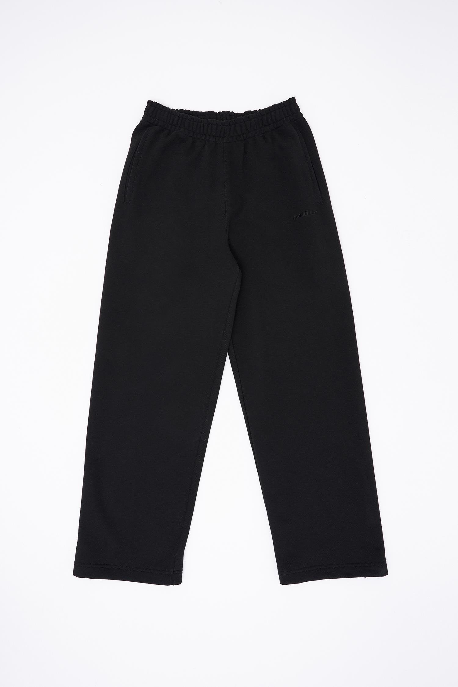 Erkek Basic Diagonal Baggy Eşofman Altı Siyah