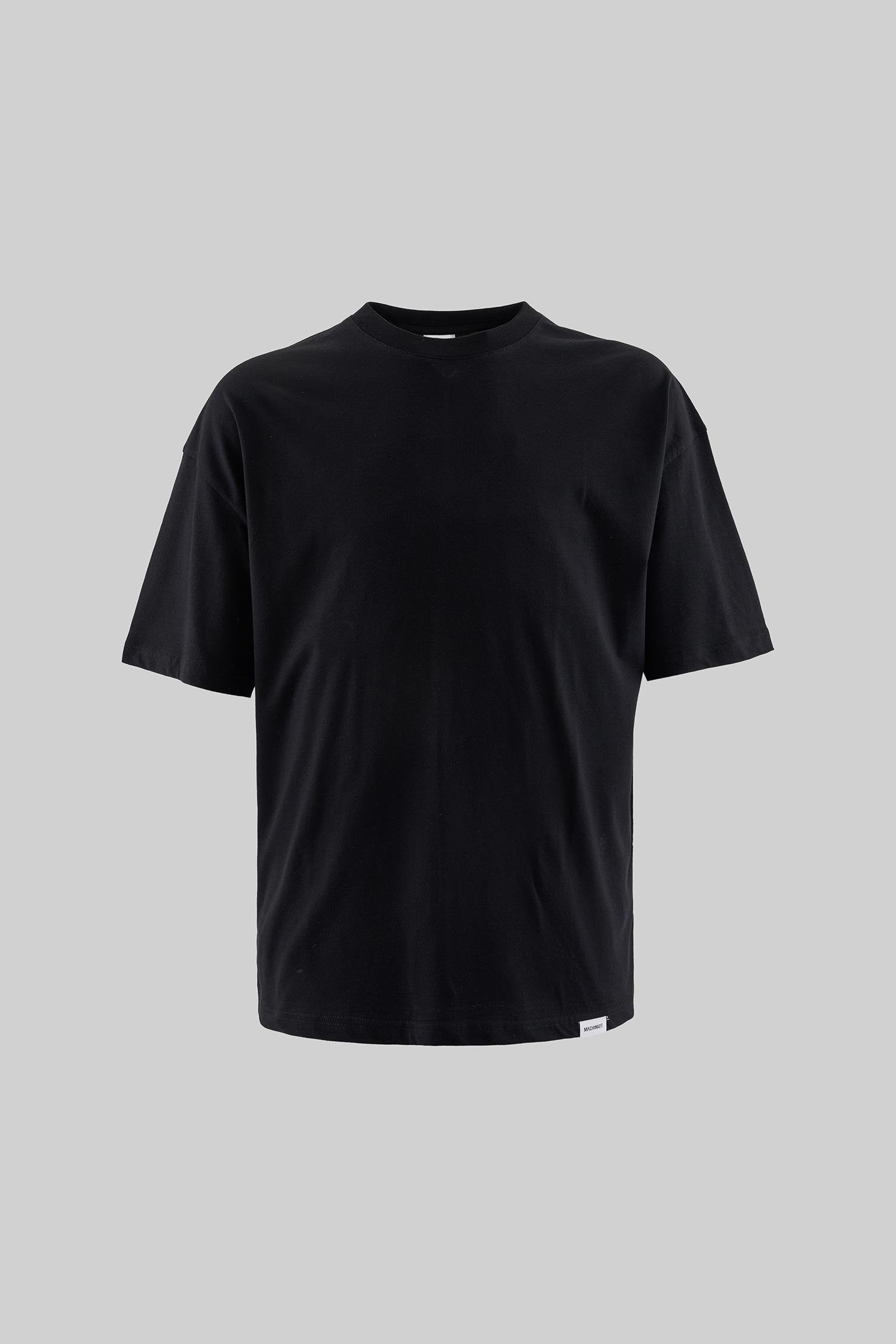 Erkek Basic Super Pamuklu Oversize Tişört Siyah