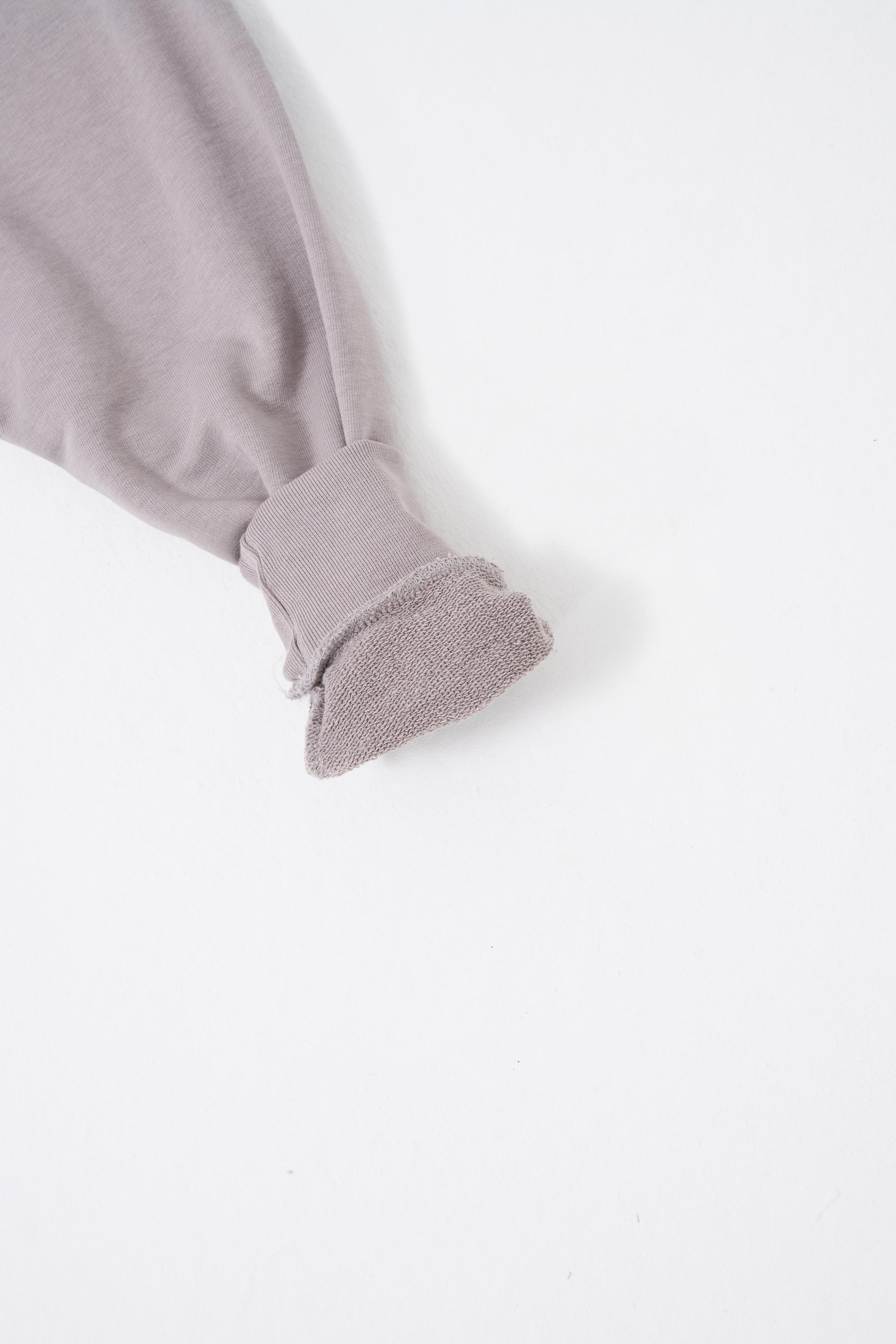 Erkek Bisiklet Yaka Basic Oversize Sweatshirt Açık Gri