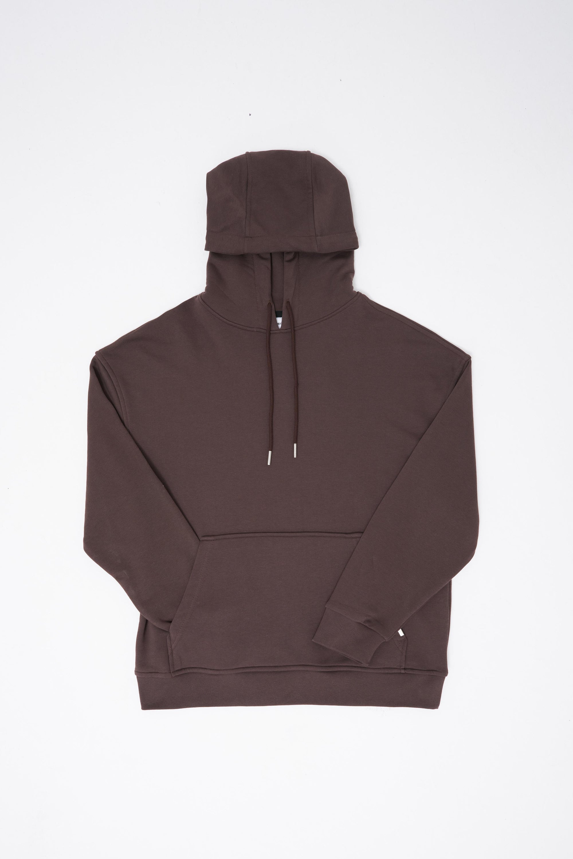 Erkek Kapüşonlu Oversize Sweatshirt Kahverengi