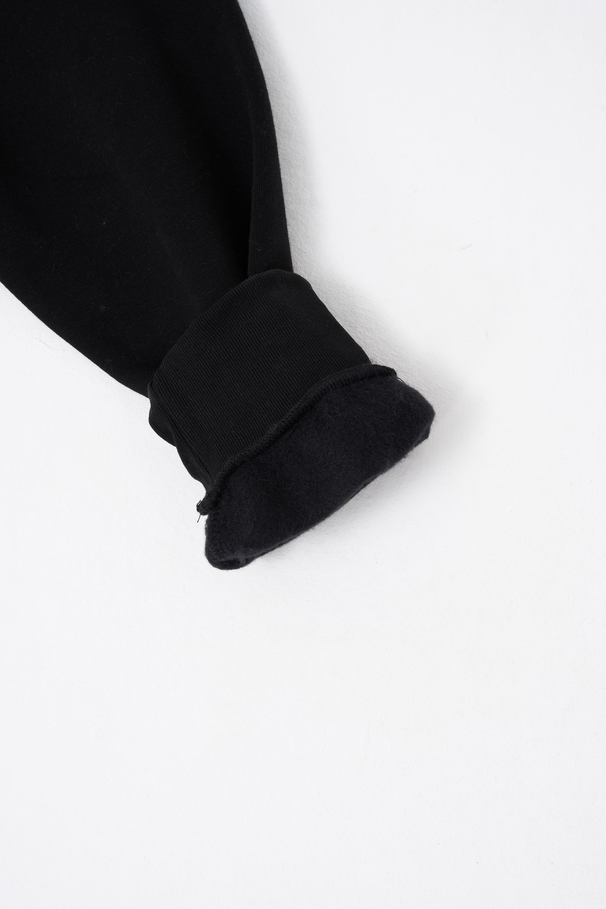 Erkek Oversize Basic Kapüşonlu Sweatshirt Siyah