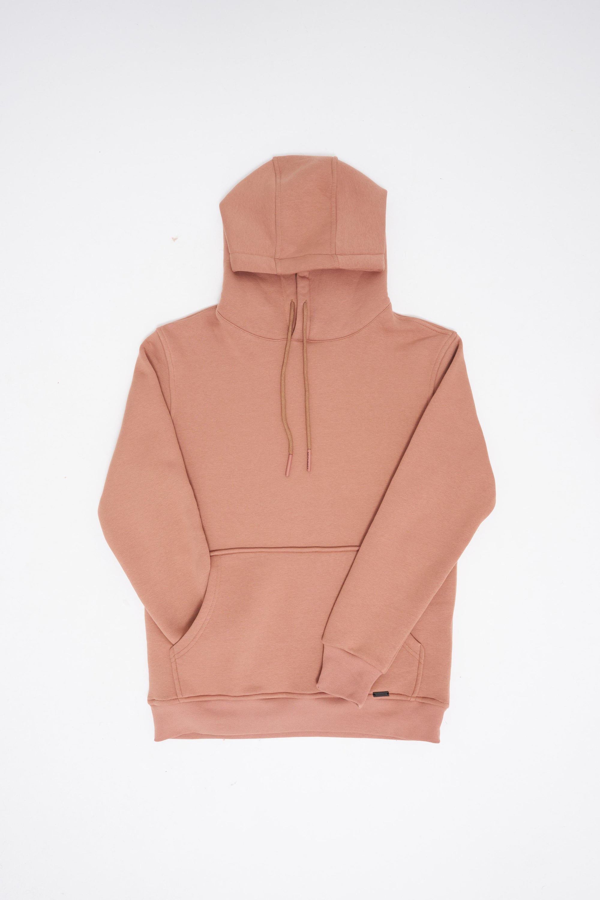 Erkek Regular Basic Hoodie Bakır