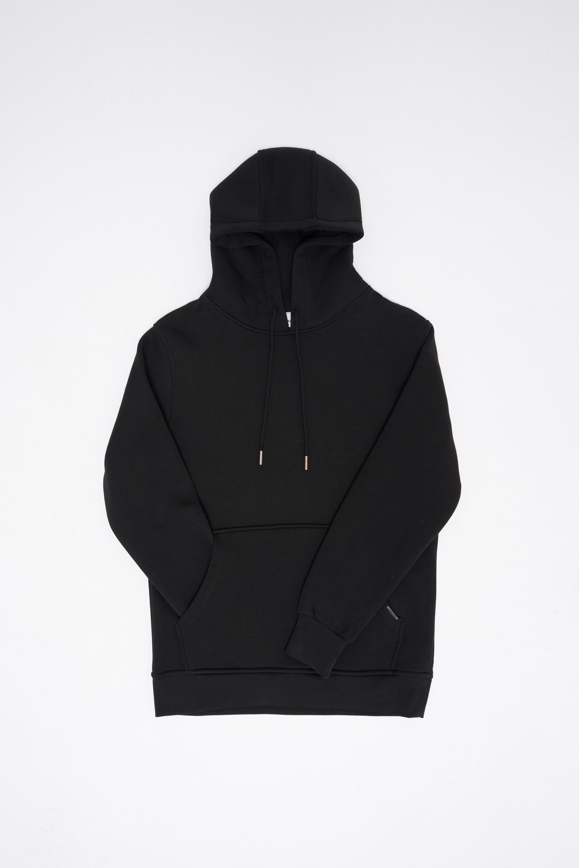 Erkek Regular Basic Hoodie Siyah