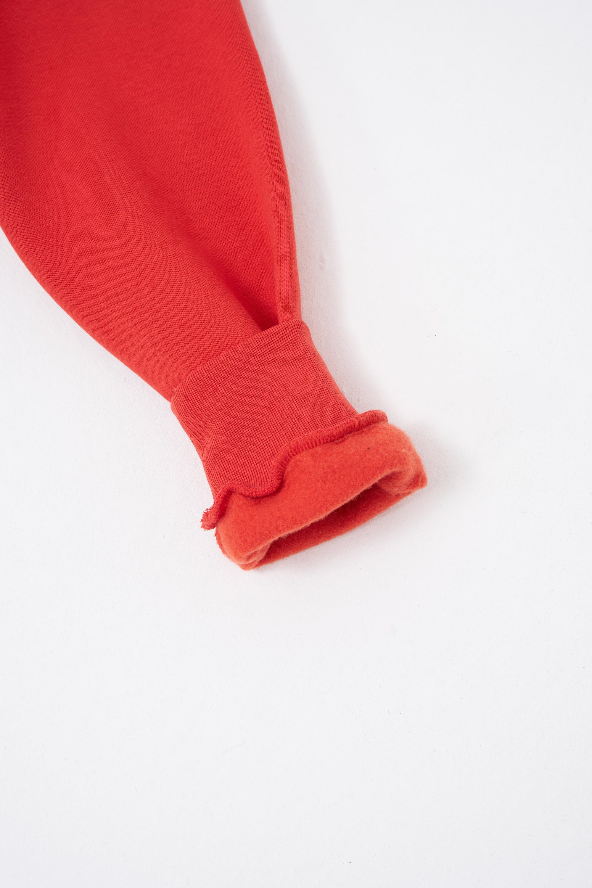 Erkek Regular Bisiklet Yaka Basic Sweatshirt Açık Kırmızı