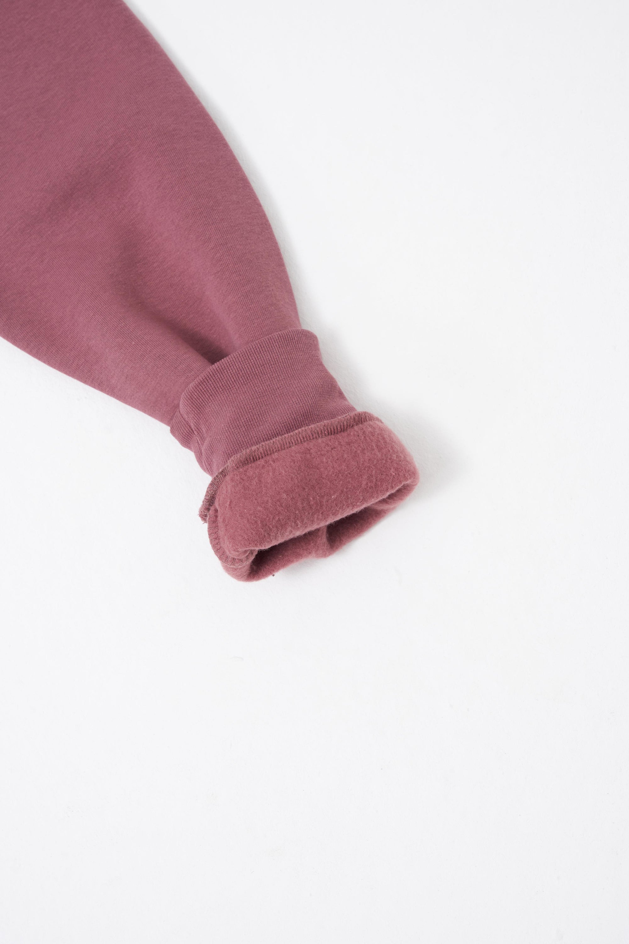 Erkek Regular Bisiklet Yaka Basic Sweatshirt Mürdüm