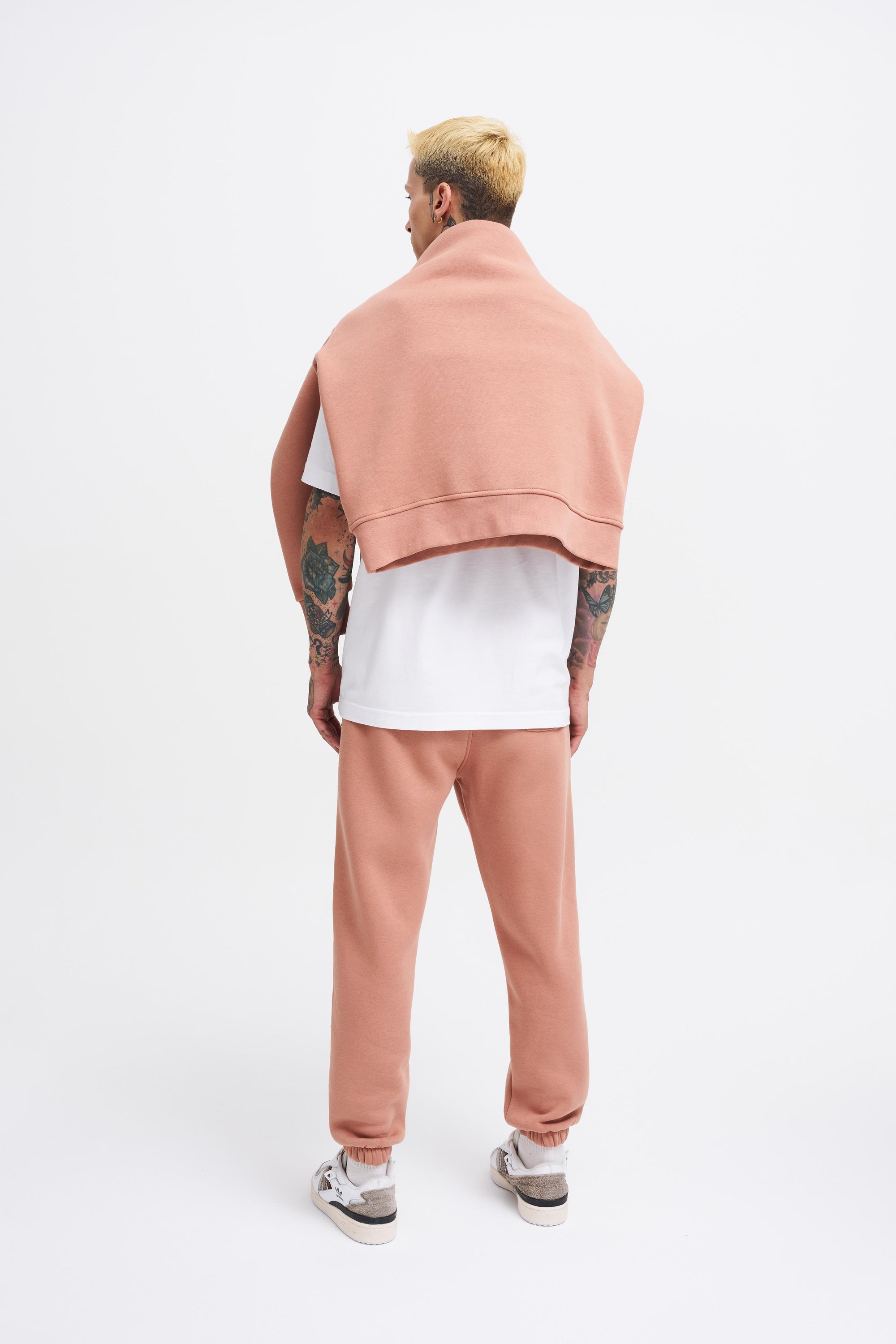 Erkek Relaxed Jogger Basic Eşofman Altı Bakır