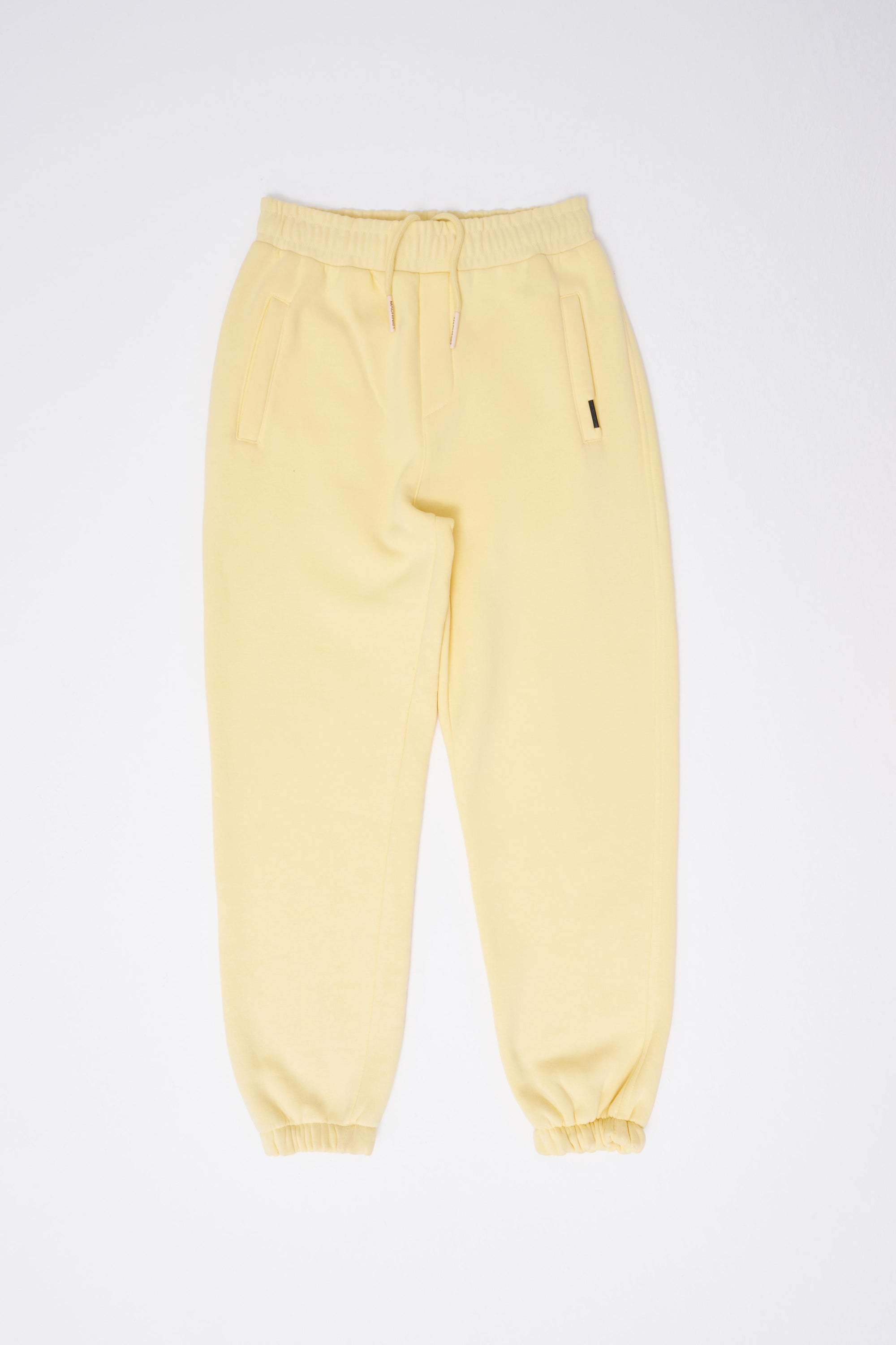 Erkek Relaxed Jogger Basic Eşofman Altı Sarı