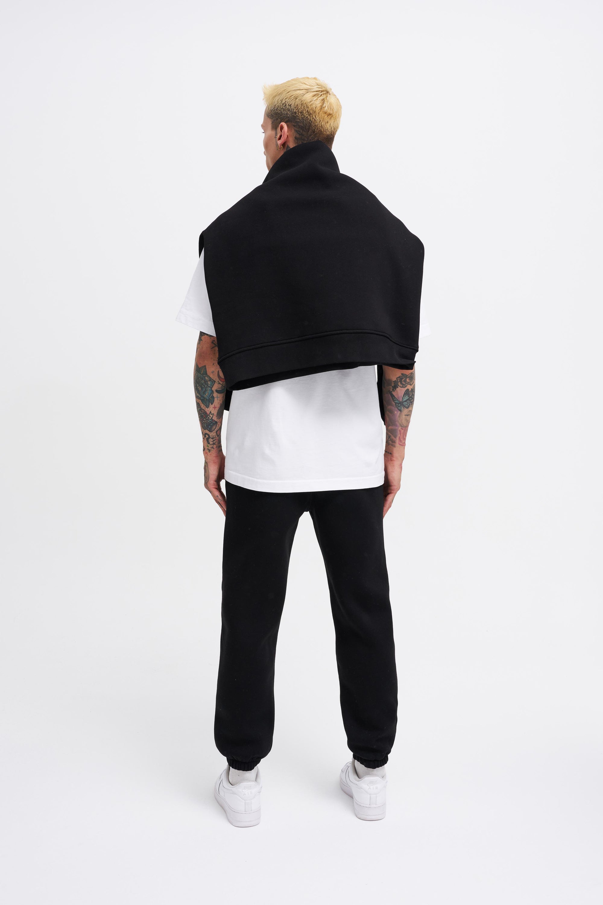 Erkek Relaxed Jogger Basic Eşofman Altı Siyah