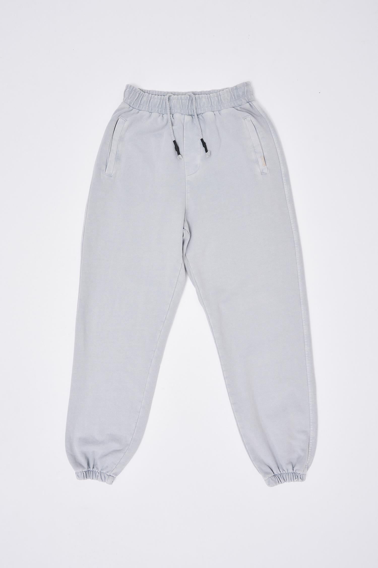 Erkek Yıkamalı Basic Jogger Eşofman Altı Gri